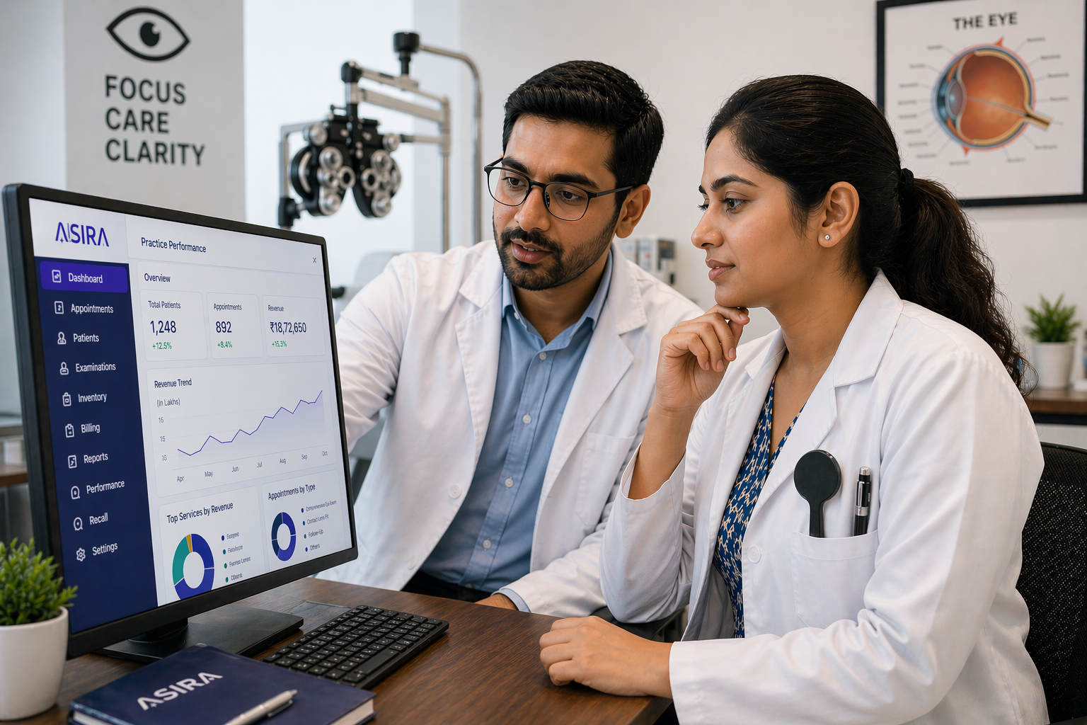 Practice Analytics in Eye Care: How ASIRA’s New Performance Section Turns Data Into Better Care and Higher Revenue