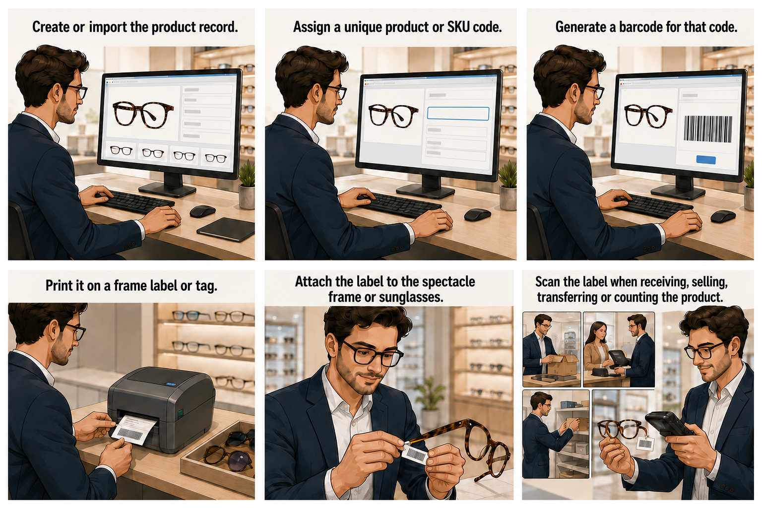 How are barcodes currently generated and used?