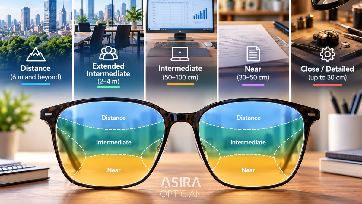Occupational Lenses and How to Match Lens Design to Working Distance and Visual Demands
