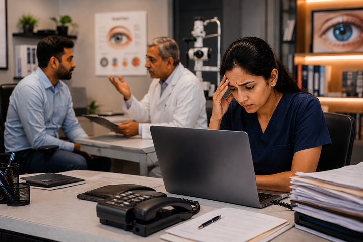 Why Small Eye Care Practices Struggle With Follow-Ups and How to improve your Follow-Up Rate.